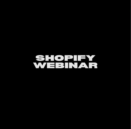 Shopify webinar 27TH JAN 12PM