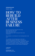 How to rebuild after failure | BIRM